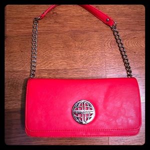 Kate Landry Clutch Purse Handbag Red